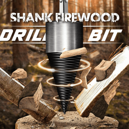 🛠️⚡Better Than Firewood Axe - Durable Drill Set Makes Quick Work of Logs🪵