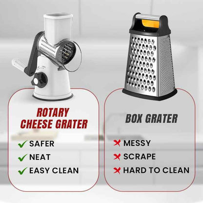 🔥Limit Time 50% OFF🔥Multifunctional Manual Rotary Grater & Chopper