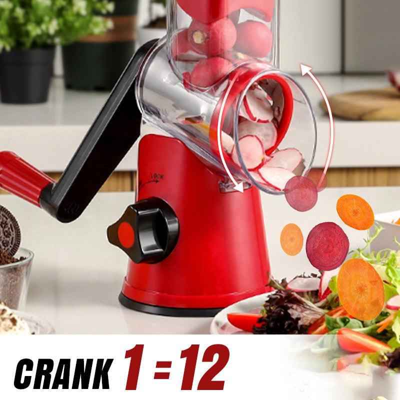 🔥Limit Time 50% OFF🔥Multifunctional Manual Rotary Grater & Chopper