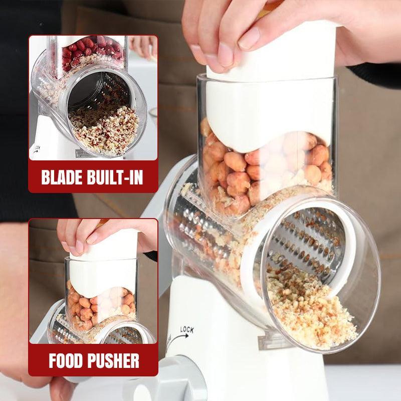 🔥Limit Time 50% OFF🔥Multifunctional Manual Rotary Grater & Chopper