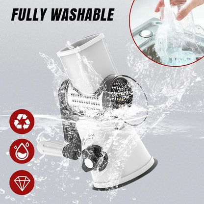 🔥Limit Time 50% OFF🔥Multifunctional Manual Rotary Grater & Chopper