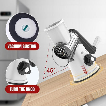 🔥Limit Time 50% OFF🔥Multifunctional Manual Rotary Grater & Chopper