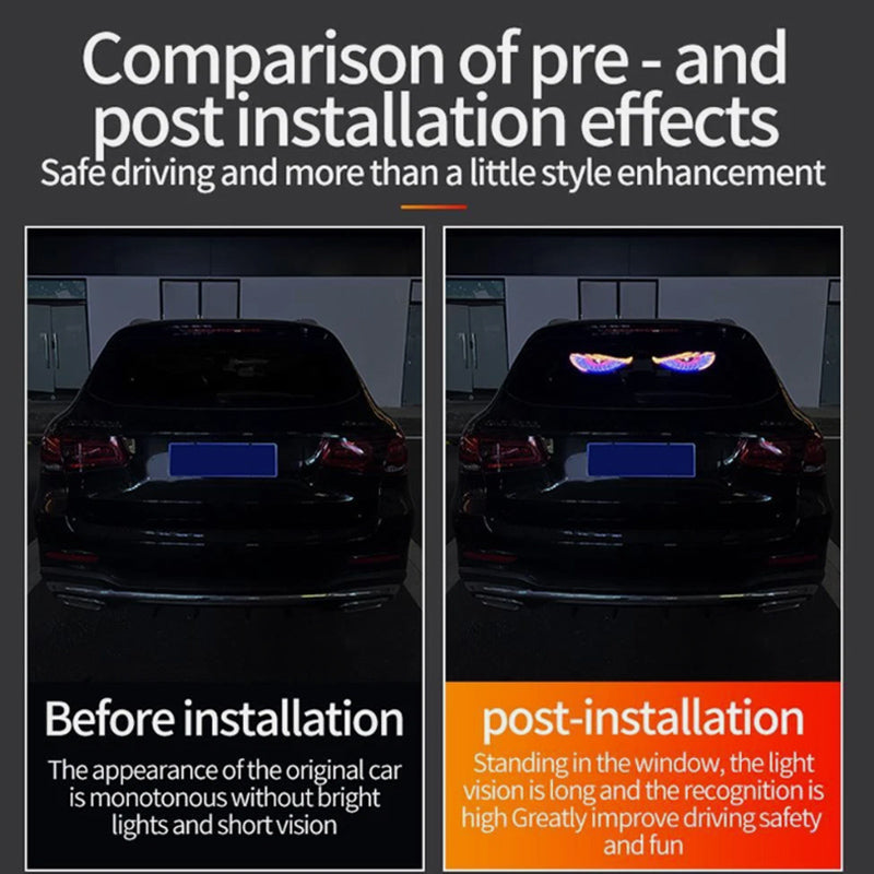 ⏳Time-limited Special⌛2Pcs LED Devil Eyes Lights for Windshield