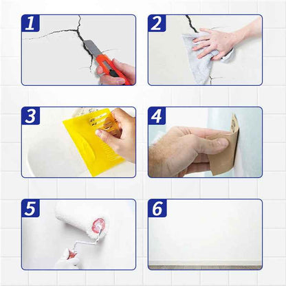 ✨ Magic Wall Repair Paste – Flexible & Waterproof 🏠1pcs/500g