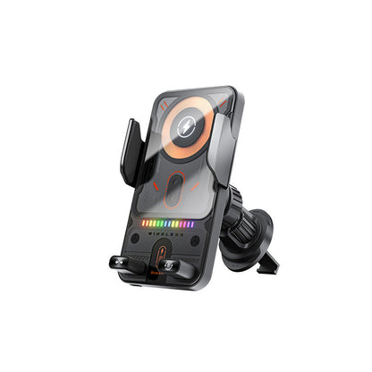 🔥2-in-1 Infrared Motorized Car Mount | 360° Rotation + Wireless Charging 🚗💨 Great Deal!