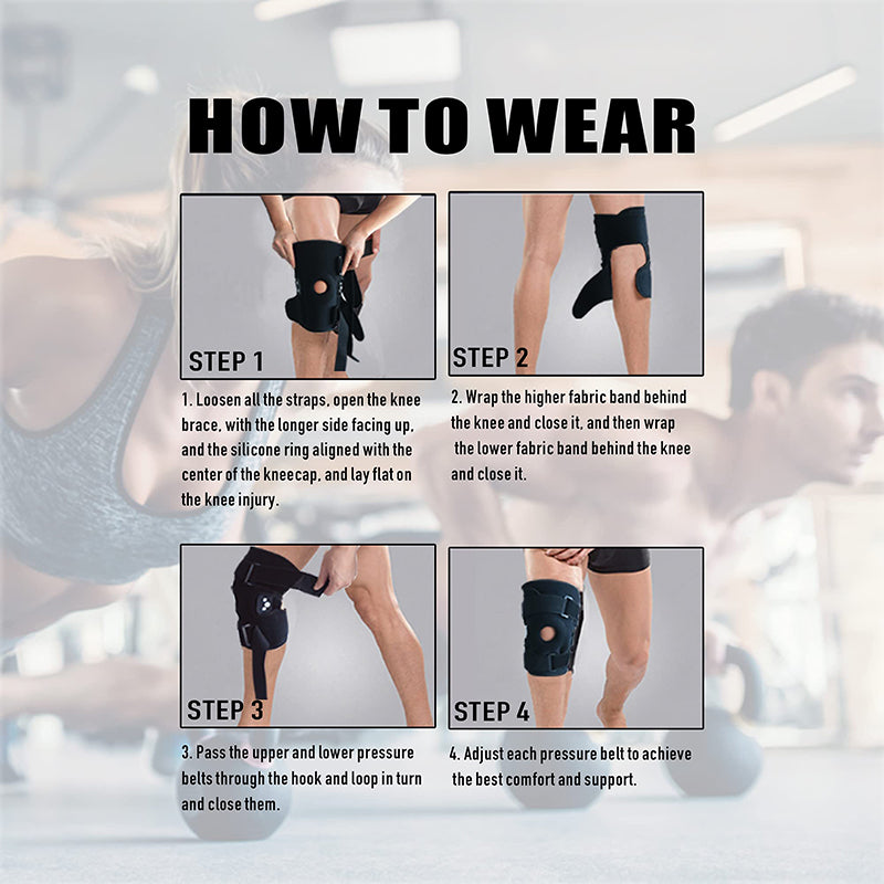 🏃🔥 Breathable Knee Support Brace | Adjustable Compression for Active Days & Workouts