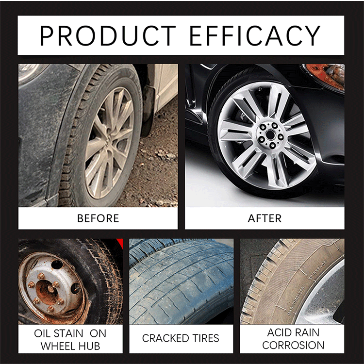 ✨ Tire Shine Wax | Deep Black Gloss & Dirt Repellent