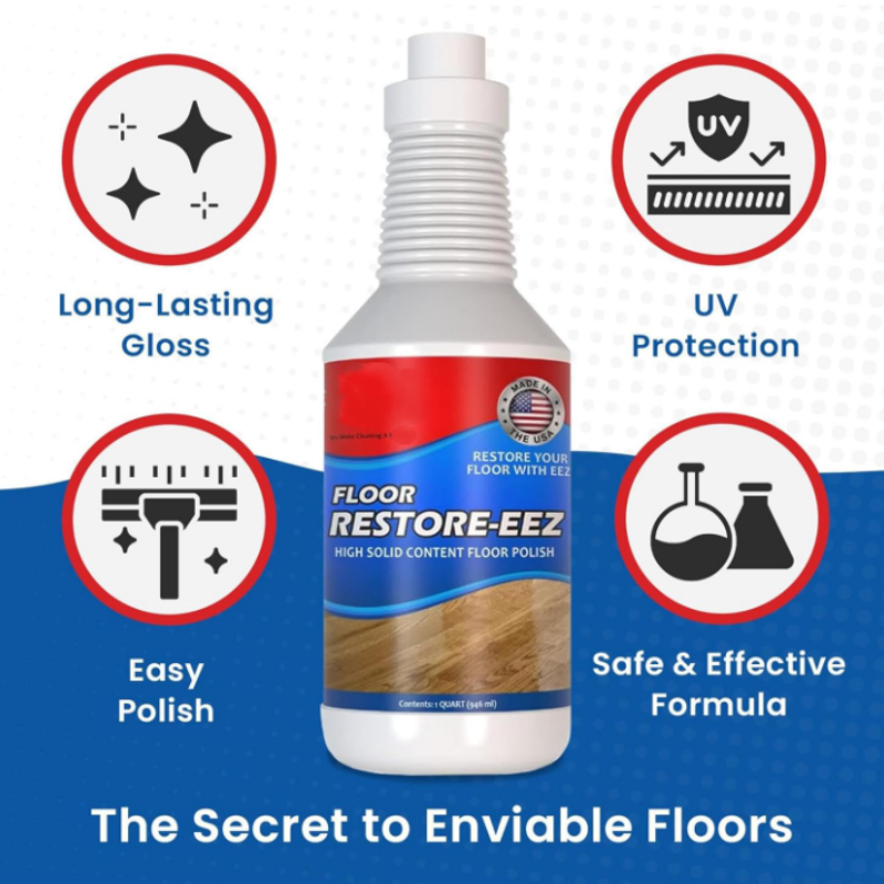 Floor Care Polish – Repairs scratches and leaves no damage on wood or tile floors 🧽✨