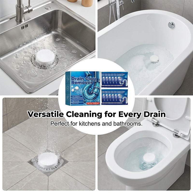 54% OFF NOW🔥Fast Dissolve🌟 Drain Clog Remover Tablets -For Household Pipe Deodorant