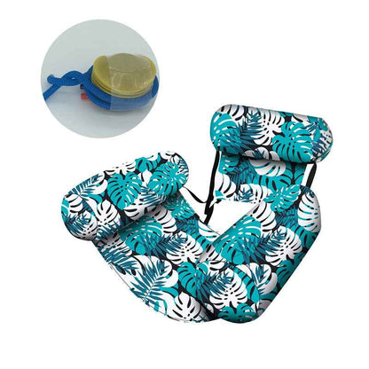 💺 50% OFF NOW! 🌴 Inflatable Floating Chair – Tropical Leaf & Ultra-Light  🌊