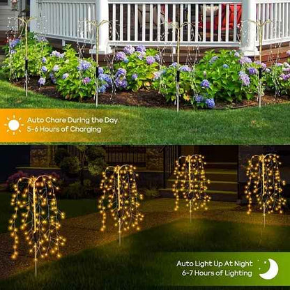 💡 Solar Pathway Lights | Outdoor Garden Auto On/Off Lights