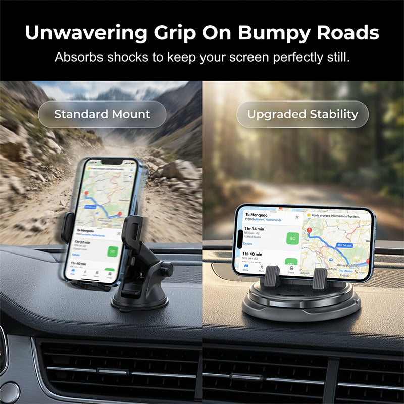 🔥50% OFF Today🔥 360° Rotating Dashboard Car Phone Holder – Stable Non-Slip Phone Mount