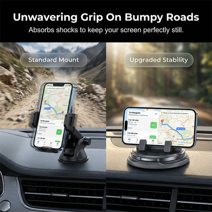 🔥50% OFF Today🔥 360° Rotating Dashboard Car Phone Holder – Stable Non-Slip Phone Mount