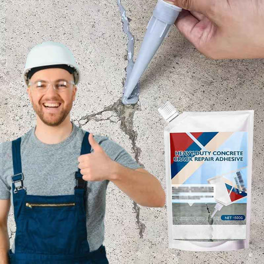 ✨ Limited Time 50% OFF✨ Heavy-Duty Concrete Crack Repair Adhesive, Waterproof Permanent Crack Filler For Wall, Floor, Driveway, Patio & Garage