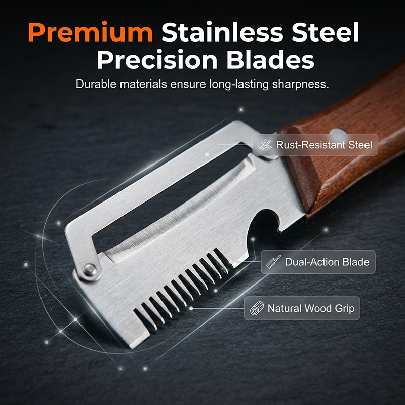 3-in-1 Scallion Shredder & Peeler Kitchen Tool🧄🥢💫