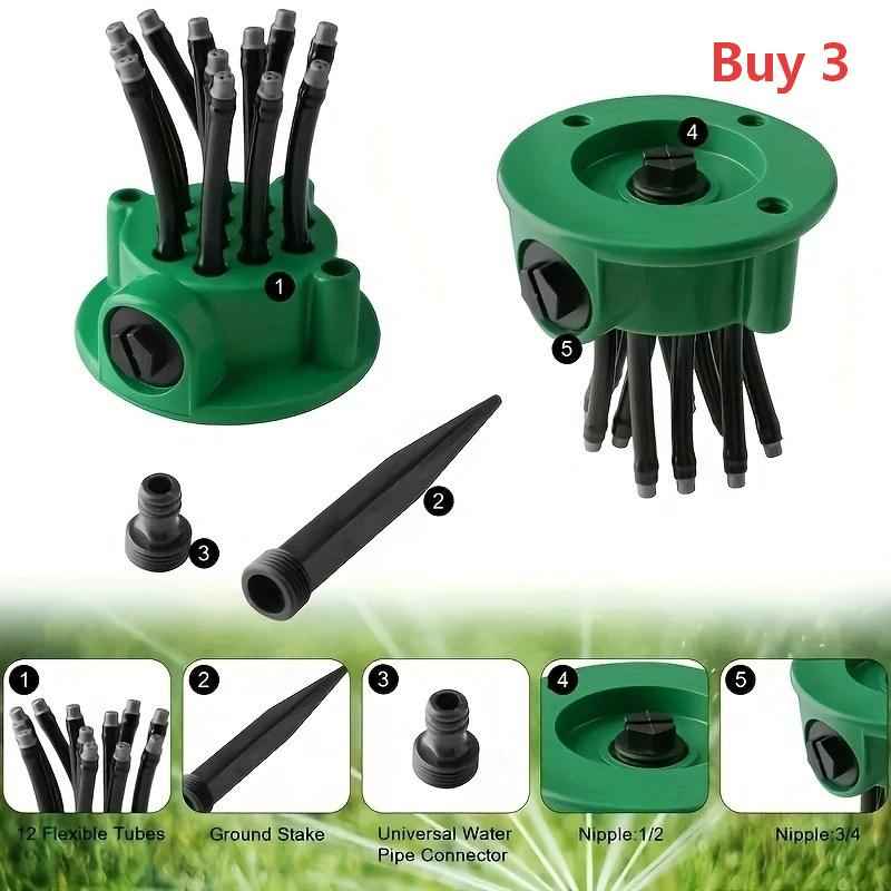 🏡2026 Hot Sale-Precision Garden Irrigation🌱360° Multi-Directional Lawn Sprinkler💧