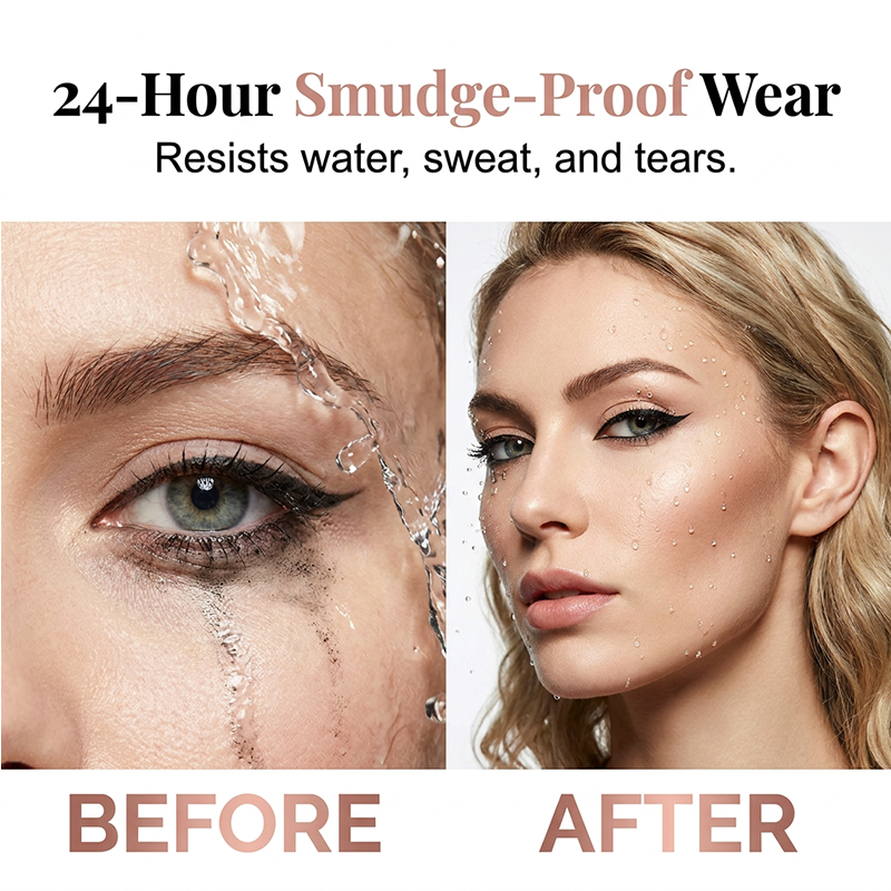 Waterproof Precision Liquid Eyeliner – Smudge-Proof Micro-Fine Tip Eye Makeup Pen