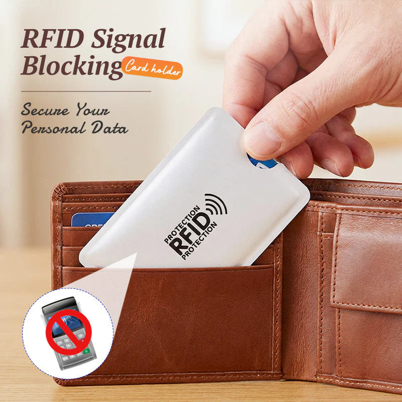 🔥Limited Time 49% Off✨Stop Card Skimming Instantly🫣RFID Blocking Sleeves (8-Packs)