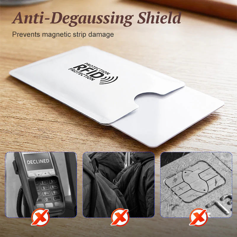 🔥Limited Time 49% Off✨Stop Card Skimming Instantly🫣RFID Blocking Sleeves (8-Packs)