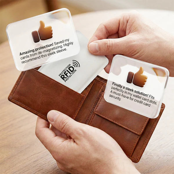 🔥Limited Time 49% Off✨Stop Card Skimming Instantly🫣RFID Blocking Sleeves (8-Packs)