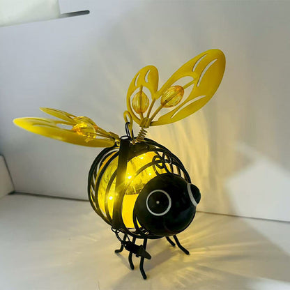 Hanging Solar Bee Garden Light 🐝 Cute Outdoor Lantern for Patio, Porch & Flower Beds