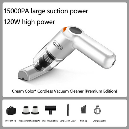 ⏳Limited-time 49% off⏰Cordless car vacuum – 10000Pa suction, lightweight, long battery life!🚗💨