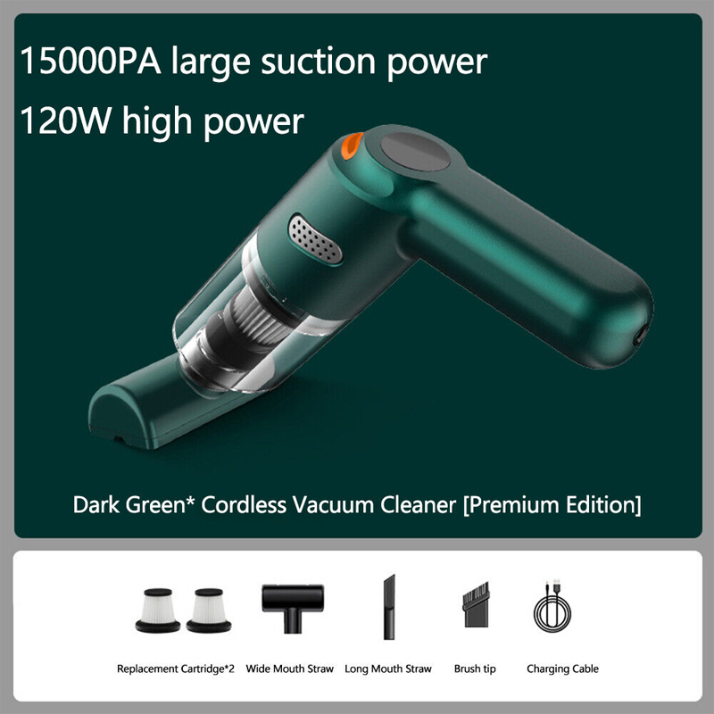 ⏳Limited-time 49% off⏰Cordless car vacuum – 10000Pa suction, lightweight, long battery life!🚗💨