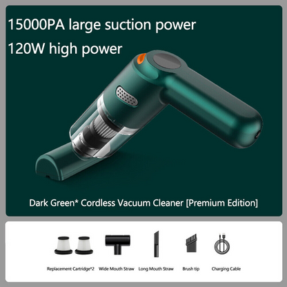 ⏳Limited-time 49% off⏰Cordless car vacuum – 10000Pa suction, lightweight, long battery life!🚗💨