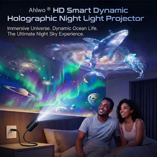 🔥Last Day Promotion 70% OFF🔥Night Light Projector 🔥5D Galaxy Ocean Projector for Bedroom