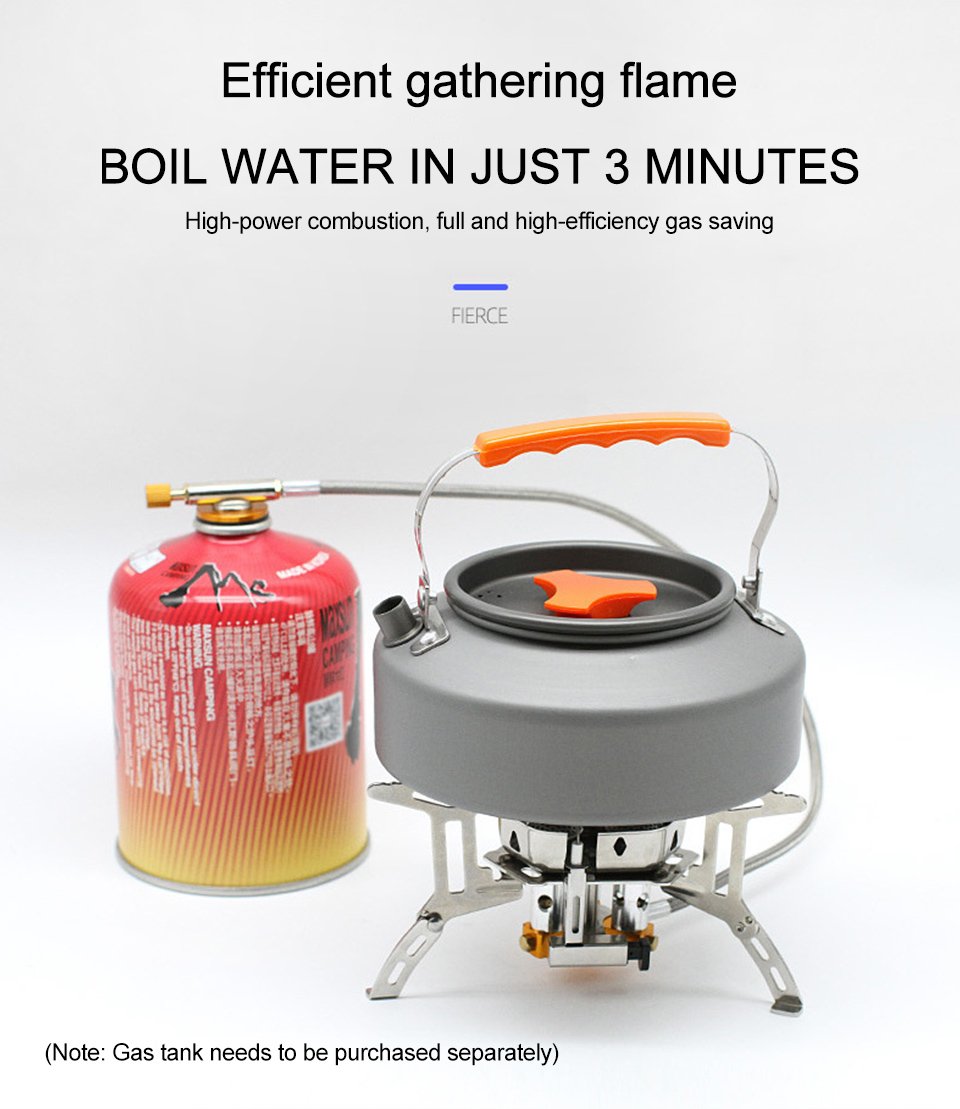 ⛺️Summer New Arrive🔥50% OFF !!⏰Camping Gas Burner – 5800W, Piezo Ignition, Windproof 🔥