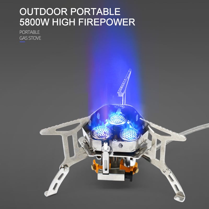 ⛺️Summer New Arrive🔥50% OFF !!⏰Camping Gas Burner – 5800W, Piezo Ignition, Windproof 🔥