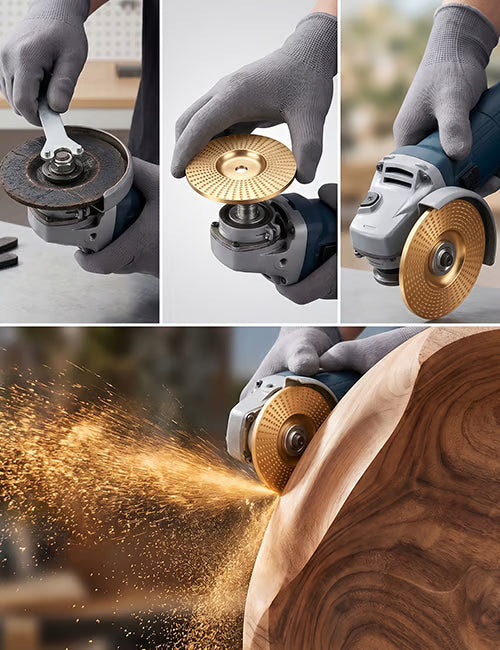 Angle grinder polishing pad offer image