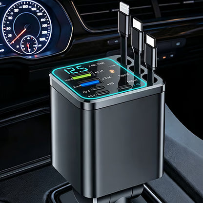 7-in-1 Retractable Car Charger