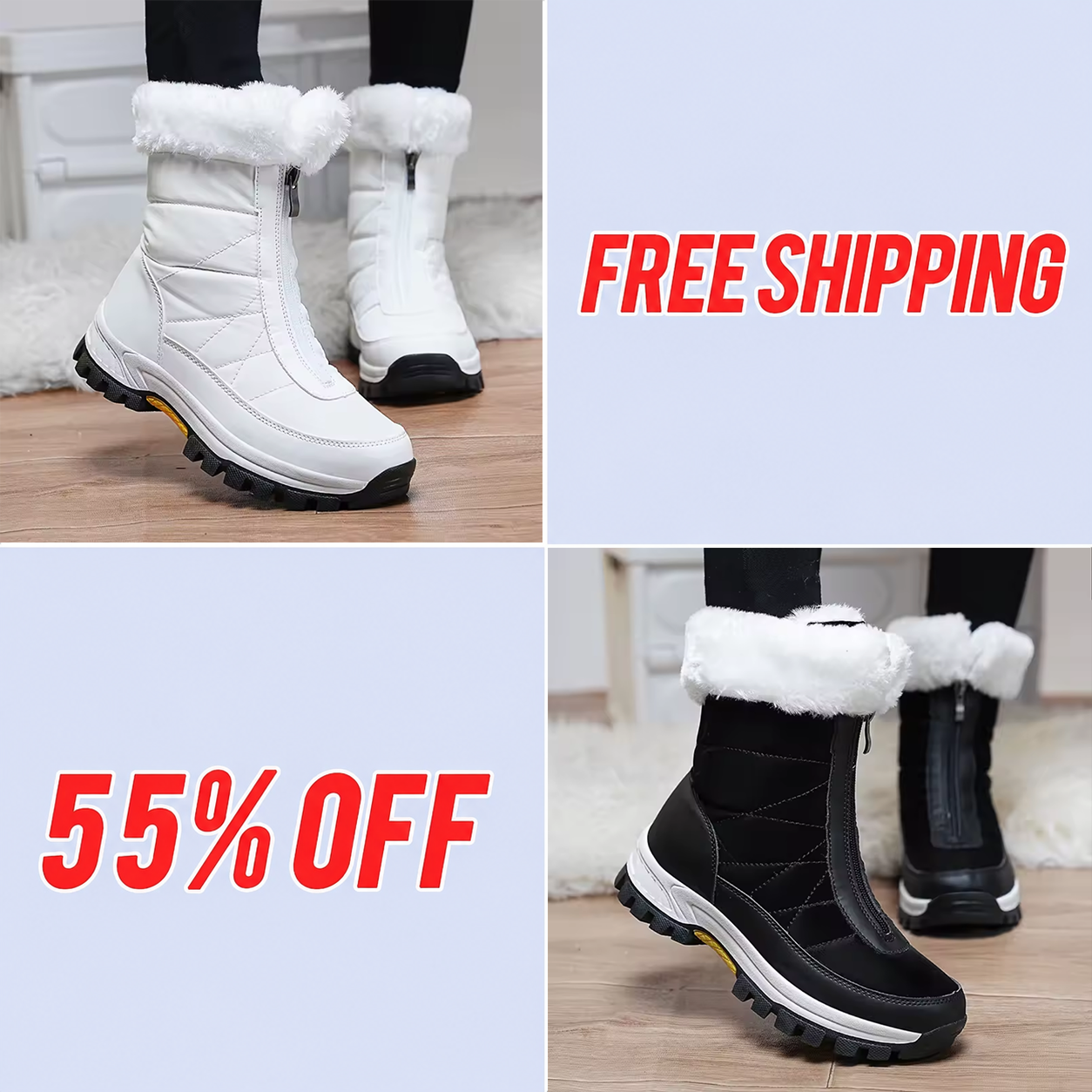 Set 2(white+black) 55% off