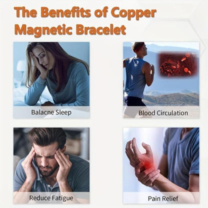 🎁 60% discount/Copper magnetic bracelet——Relieve fatigue and promote blood circulation✨