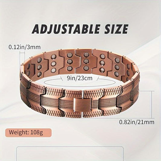 🎁 60% discount/Copper magnetic bracelet——Relieve fatigue and promote blood circulation✨